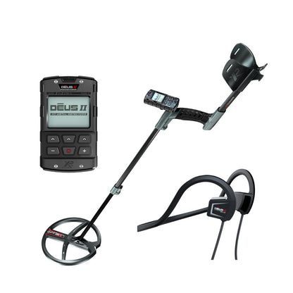 XP DEUS II Metal Detector w/ FMF Coil, RC and BH-01 Dive Proof Headphones