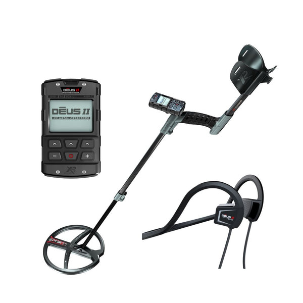 XP DEUS II RC Metal Detector with Waterproof Headphones-Destination Gold Detectors