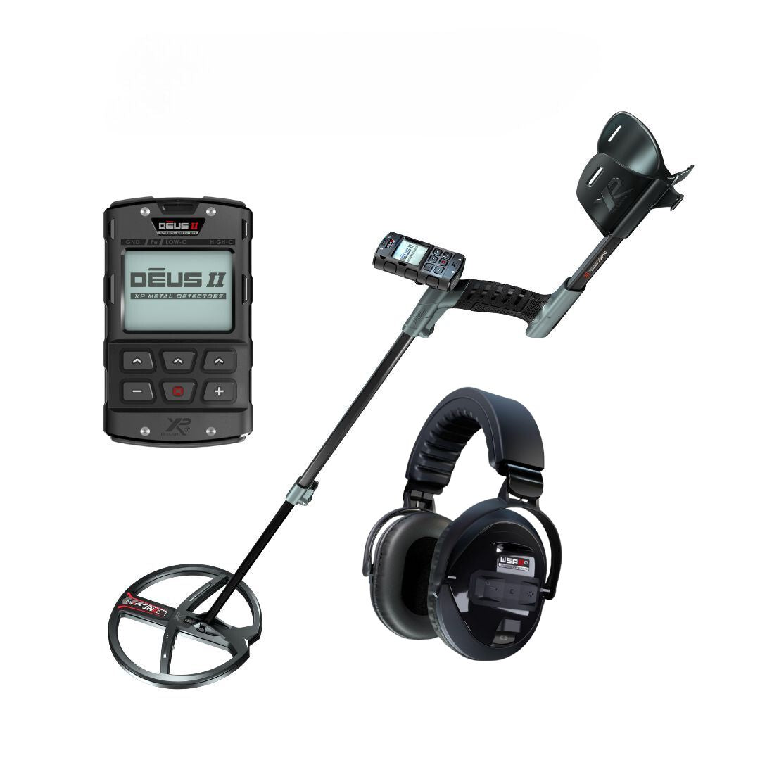 XP DEUS II RC Metal Detector with WSAII-XL Wireless Headphones