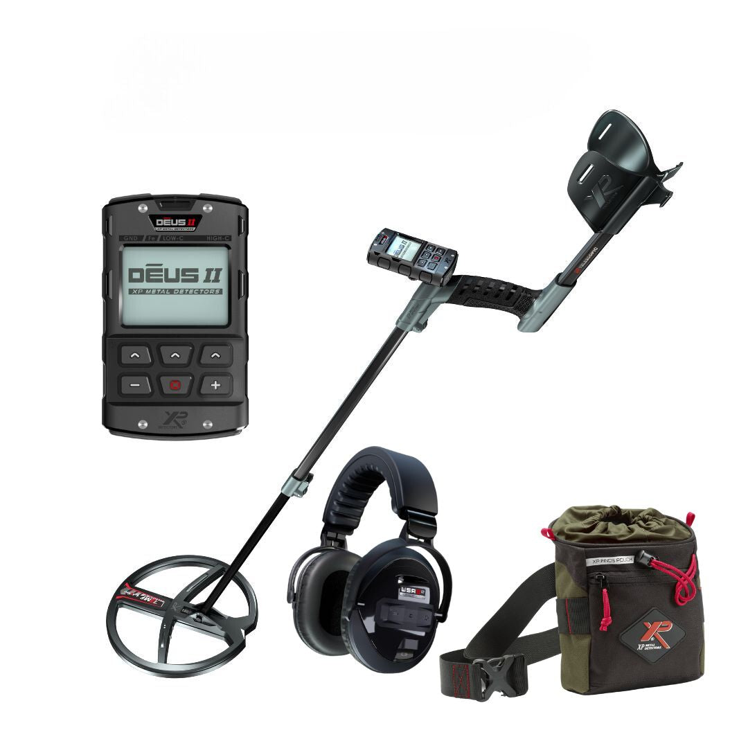 XP DEUS II RC Metal Detector with WSAII-XL Wireless Headphones