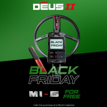 XP DEUS II RC Metal Detector with Free MI-6 Pointer Black Friday Promo