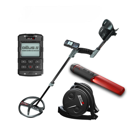 XP DEUS II RC Metal Detector with WSAII Headphones and FREE MI-6 Pointer Promo