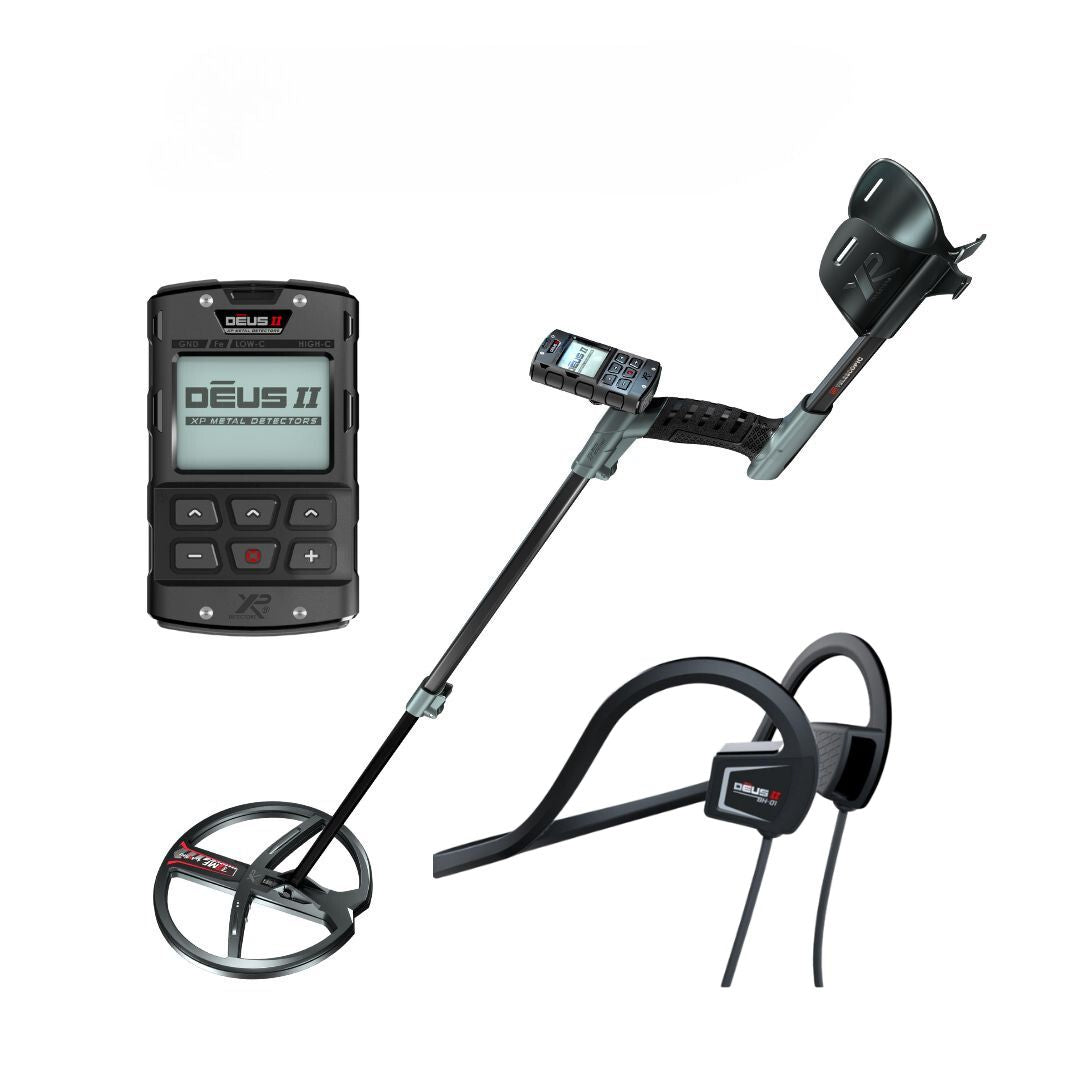 XP DEUS II RC Metal Detector with BH-01 Waterproof Headphones