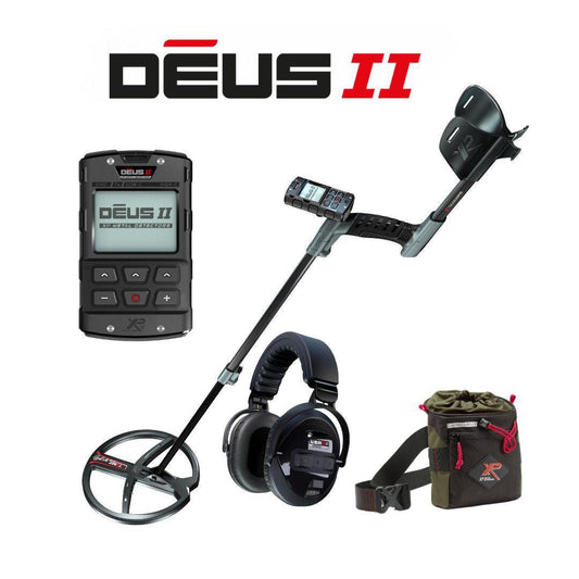 XP DEUS II RC Waterproof Metal Detector with FMF Coil, Remote Control and WSAII-XL Wireless Headphones