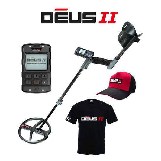XP DEUS II RC Metal Detector with T-Shirt and Cap