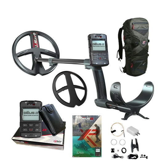 XP DEUS II RC Metal Detector with Backpack 240 - Destination Gold Detectors