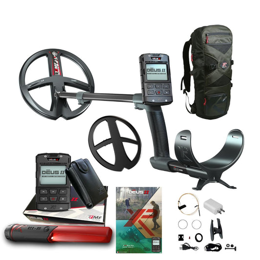 XP DEUS II RC with Backpack 240 and MI-6 Pin-pointer - Destination Gold Detectors