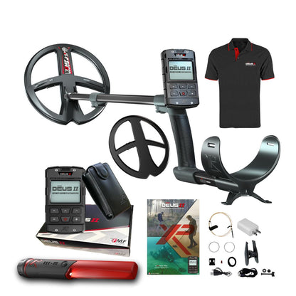 XP DEUS II RC with MI-6 Pinpointer and DEUS II Polo Shirt