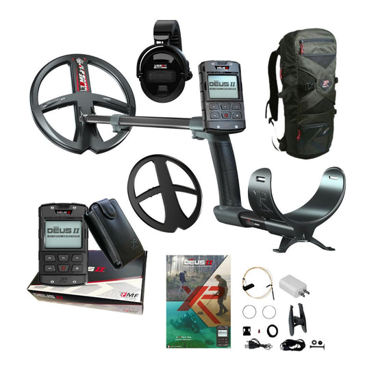 XP DEUS II RC Metal Detector with WSAII XL, Backpack 240 - Destination Gold Detectors
