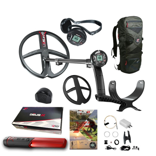 XP DEUS II WS6 Master Metal Detector with MI-6 Pin-pointer and Backpack 240 - Destination Gold Detectors