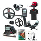 XP DEUS II Metal Detector Fast Multi Frequency with Remote Control, WS6 Wireless Headphones, Polo Shirt, and Deus II Cap