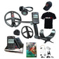 XP DEUS II Metal Detector Fast Multi Frequency with Remote Control, WS6 Wireless Headphones, T-shirt, and XP Cap
