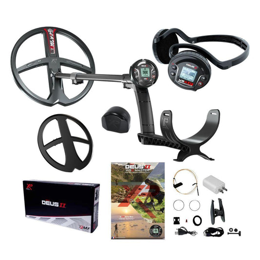 XP DEUS II WS6 Master with 9" FMF Search Coil and WS6 Stereo Headphones
