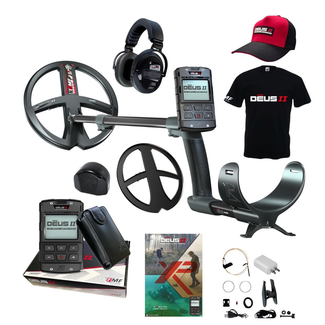 XP DEUS II with WSAII XL Headphones DEUS II Cap and DEUS II T-Shirt