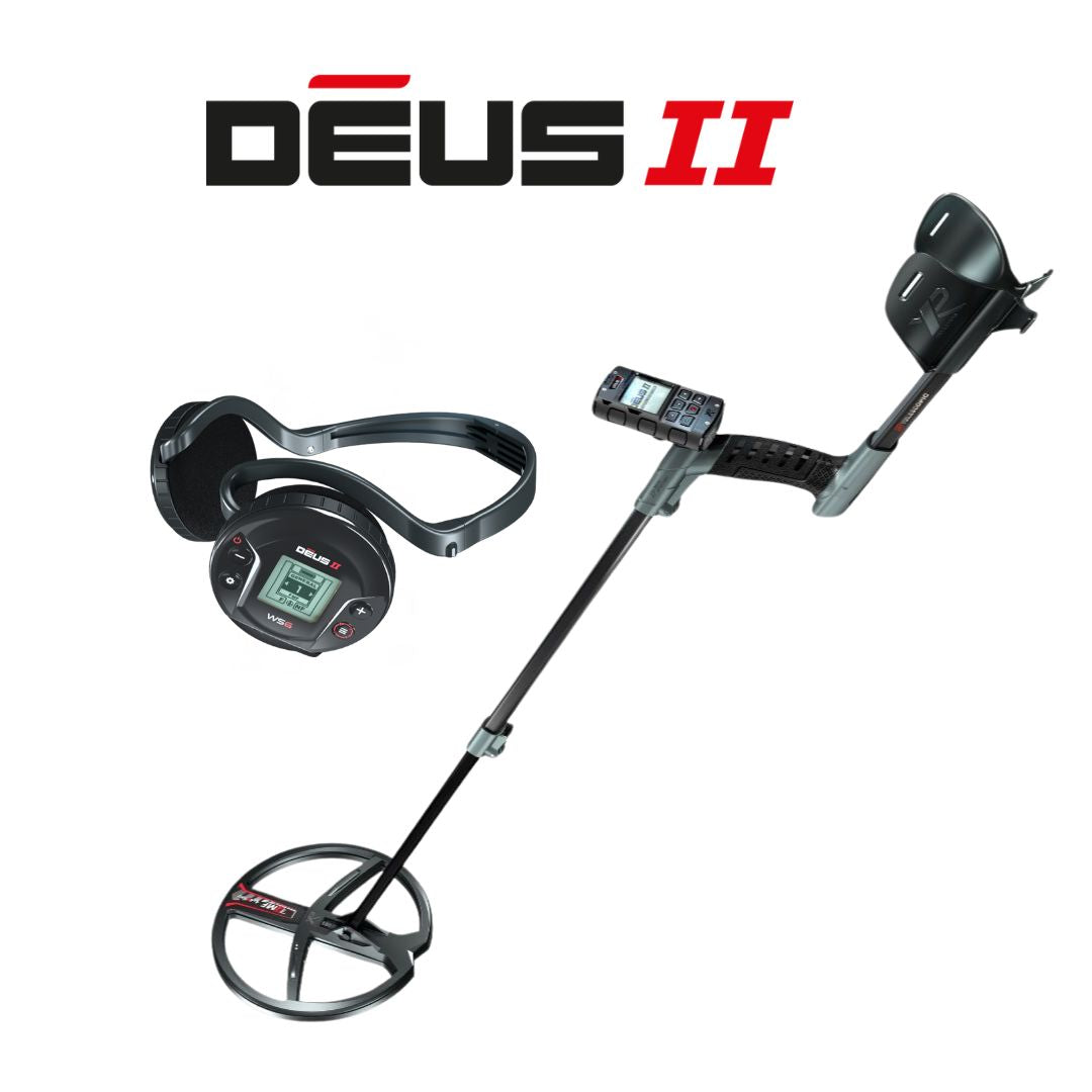 XP DEUS II Metal Detector with WS6 Wireless Headphones