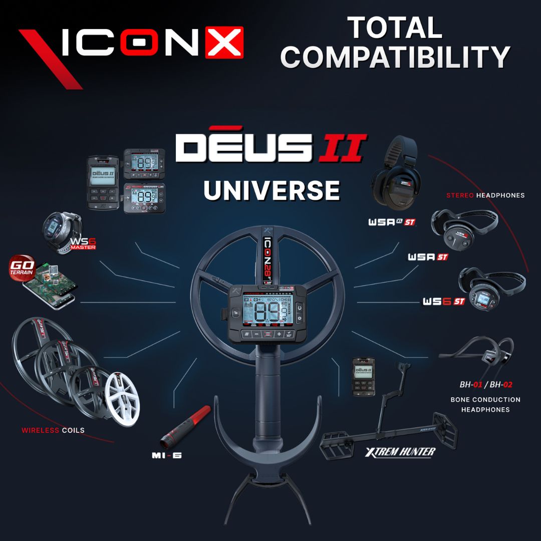 NEW XP Icon Metal Detector - Destination Gold Detectors