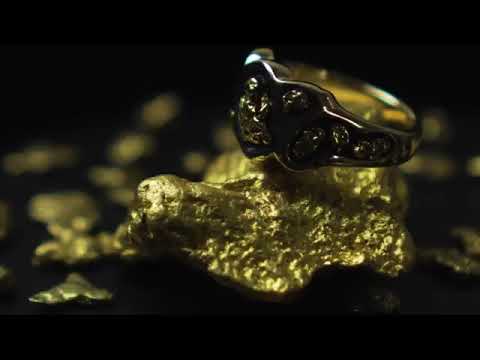 Orocal Gold Nugget Men's Ring RM487
