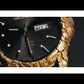 OROCAL Seiko Solar Natural Gold Nugget Inlay Watch