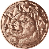 1 oz Bitcoin Commemorative Copper Round-Destination Gold Detectors
