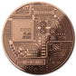 1 oz Bitcoin Commemorative Copper Round-Destination Gold Detectors