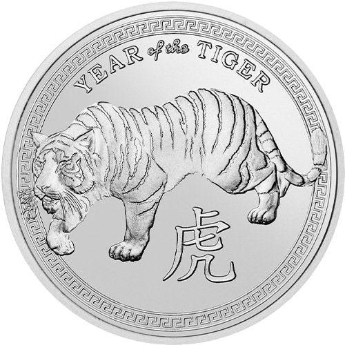 2022 Year of the Tiger Silver Coin-Destination Gold Detectors