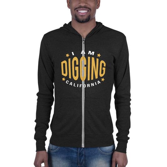 California State Digger Unisex Hoodie-Destination Gold Detectors