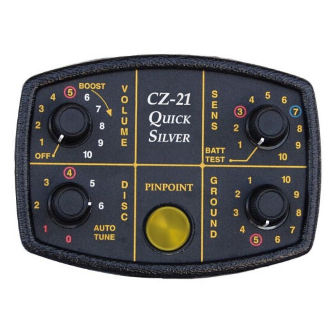 Fisher CZ 21 Quicksilver Metal Detector-Destination Gold Detectors