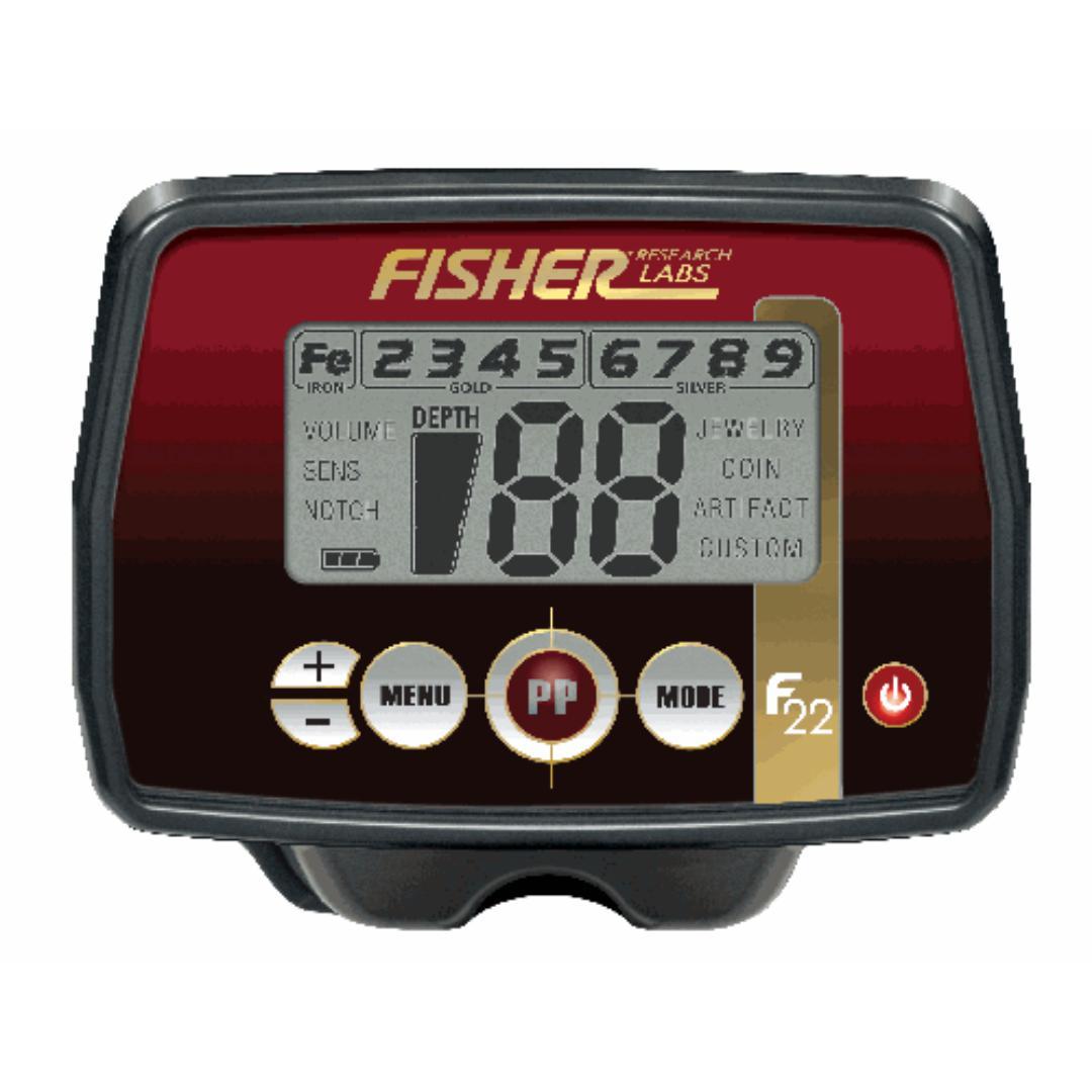 Fisher F22 Metal Detector-Destination Gold Detectors