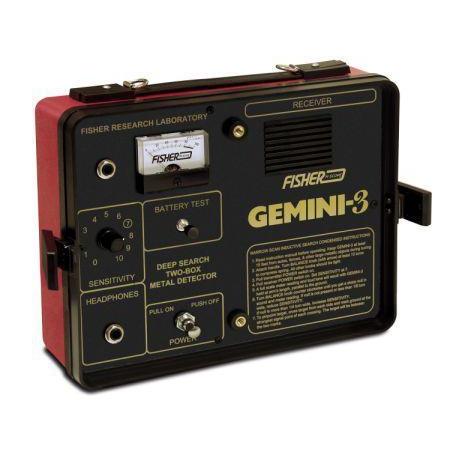 Fisher Gemini 3 Metal Detector-Destination Gold Detectors