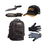 Garrett ACE 250 Metal Detector + Cap + Backpack +Edge Digger + Gloves-Destination Gold Detectors