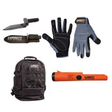 Garrett ACE 400 Metal Detector + Pointer +Digger + Gloves + Backpack-Destination Gold Detectors