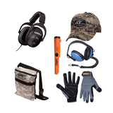 Garrett AT Gold Metal Detector + Headphones + Gloves + Cap + Pouch + Pinpointer-Destination Gold Detectors