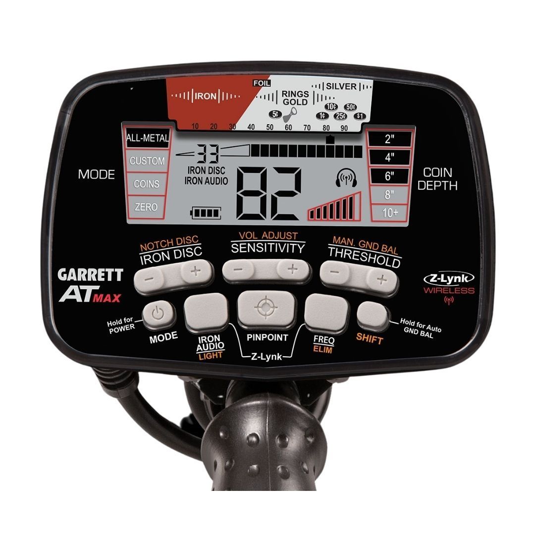 Garrett AT MAX Metal Detector + Backpack+ Pointer +Digger + Scoop + Pouch-Destination Gold Detectors