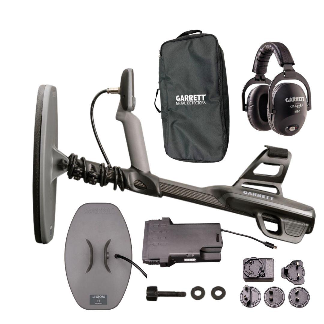 Garrett Axiom PI Gold Detector with MS-3 Headphones PN 1142720-Destination Gold Detectors