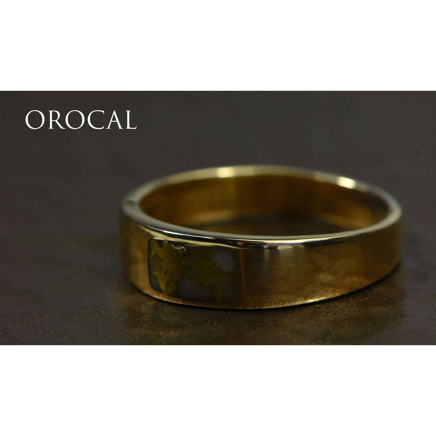 Orocal Gold Quartz Men's Ring RM652Q1-Destination Gold Detectors