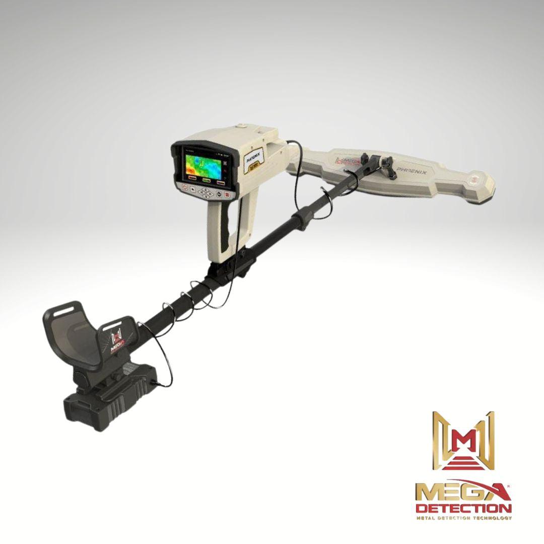 Mega Detection Phoenix 3D Ground Scanner and Metal Detector-Destination Gold Detectors