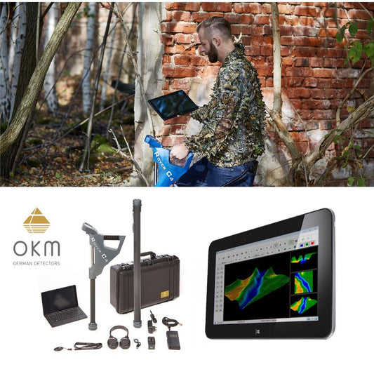 OKM Rover C4 With Windows Notebook and Visualizer 3D Software-Destination Gold Detectors