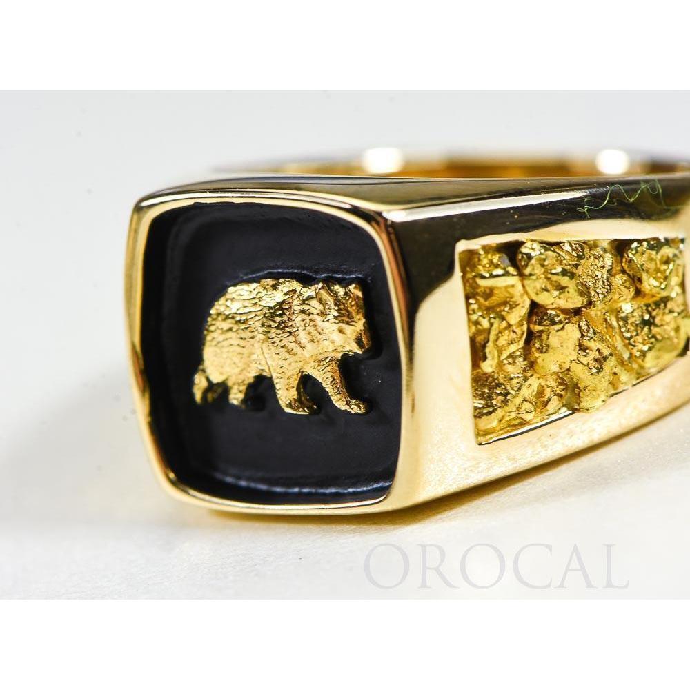 Orocal Gold Nugget Men's Ring RMAJ083-Destination Gold Detectors