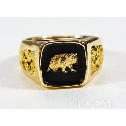 Orocal Gold Nugget Men's Ring RMAJ083-Destination Gold Detectors