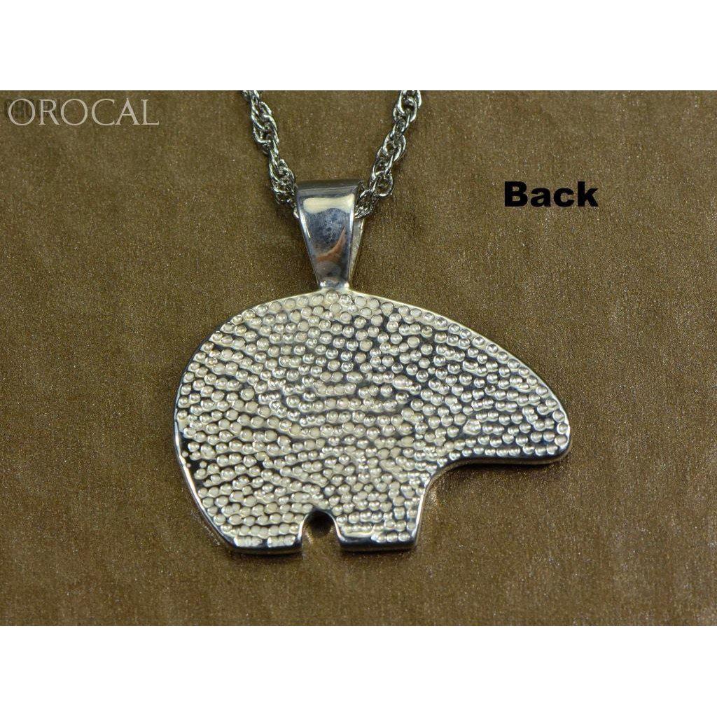 Orocal Gold Nugget Bear Pendant PBR1JNSSX-Destination Gold Detectors