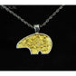 Orocal Gold Nugget Bear Pendant PBR1JNSSX-Destination Gold Detectors