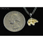 Orocal Gold Nugget Bear Pendant PBR1SOLSS-Destination Gold Detectors