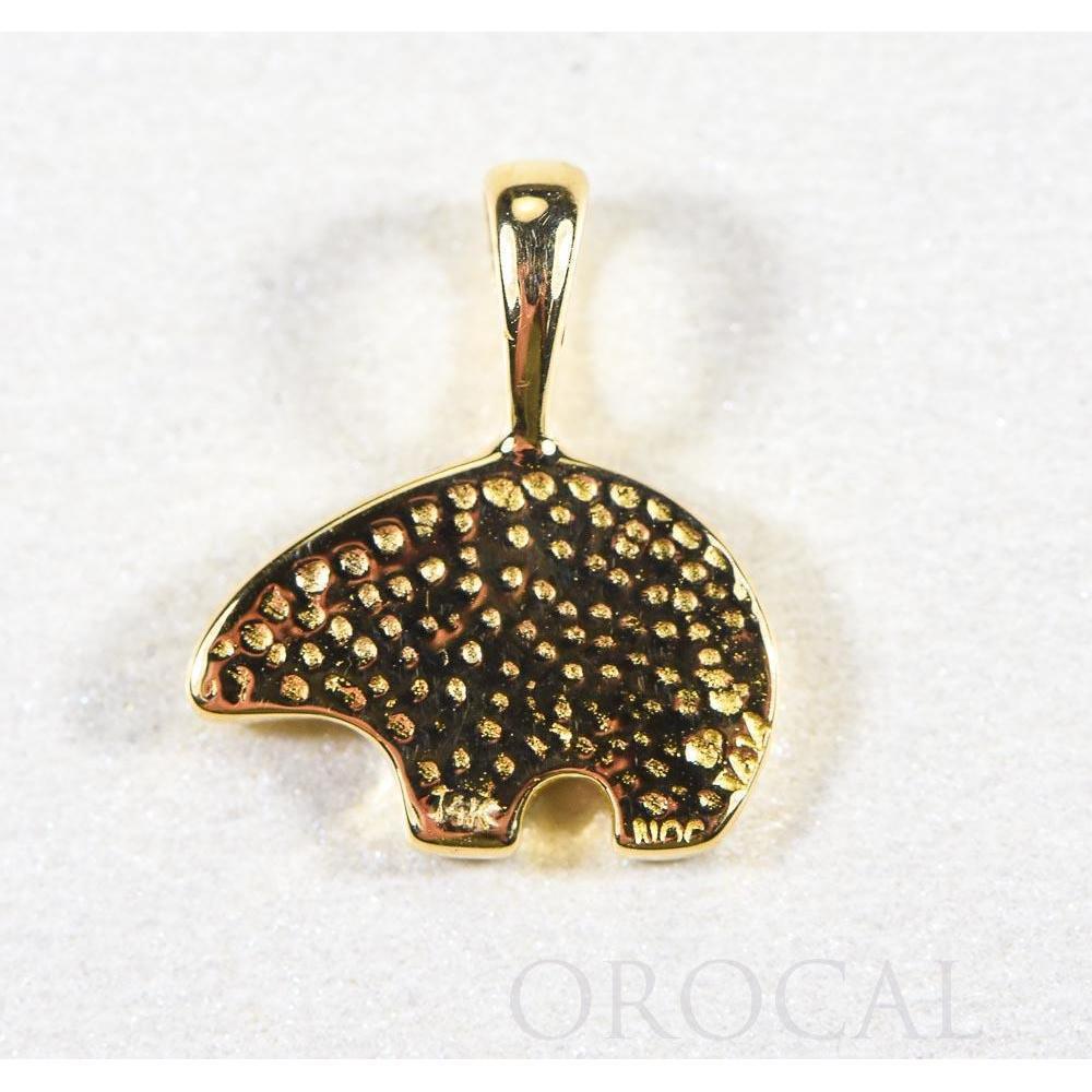 Orocal Gold Nugget Bear Pendant PBR1SOLX-Destination Gold Detectors