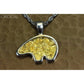 Orocal Gold Nugget Bear Pendant PBR1XLNSS-Destination Gold Detectors