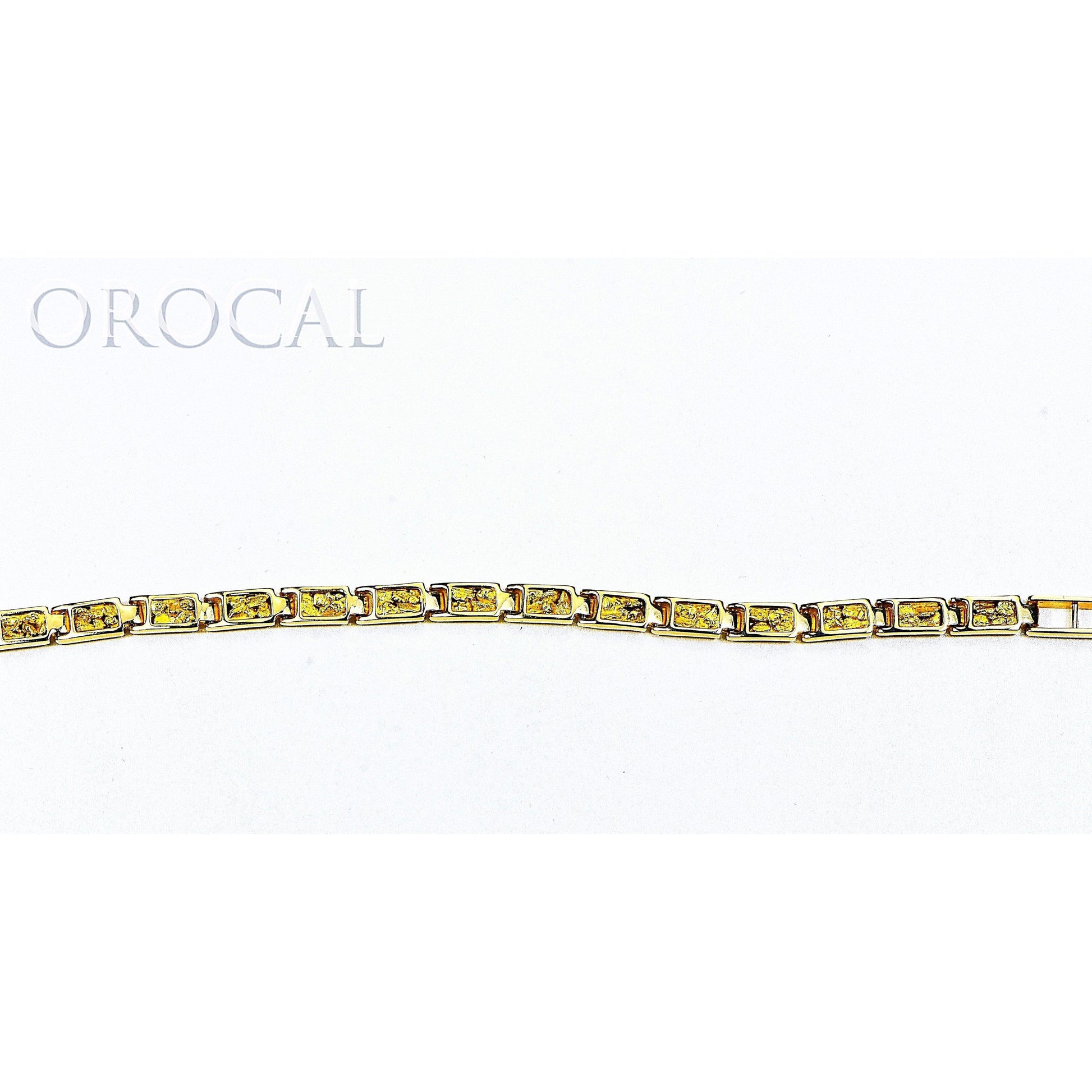 Orocal Gold Nugget Bracelet B6MM14L-Destination Gold Detectors