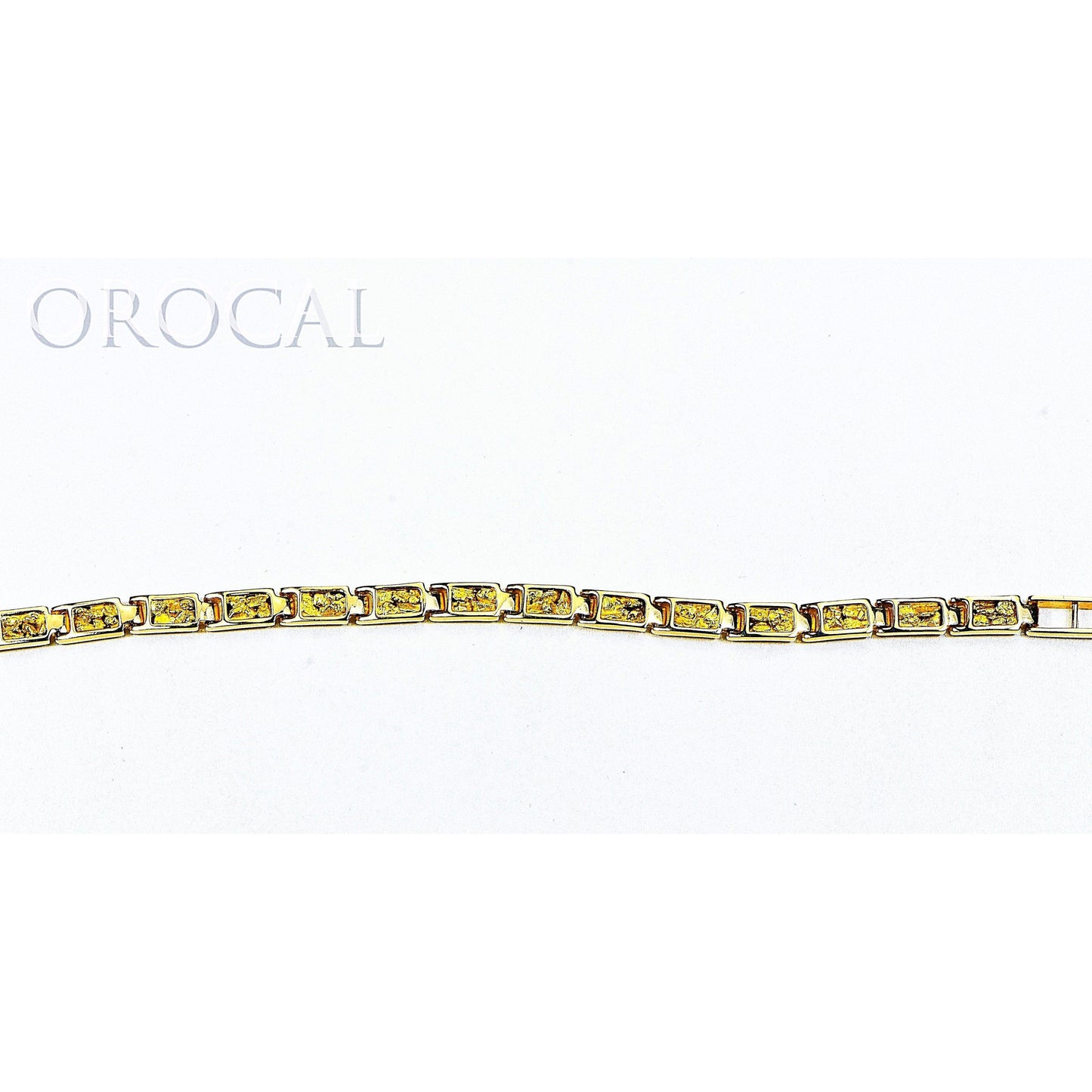 Orocal Gold Nugget Bracelet B6MM14L-Destination Gold Detectors