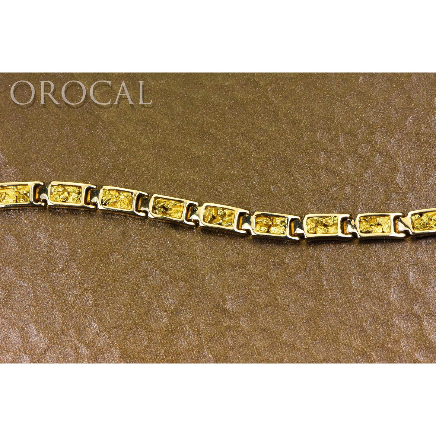 Orocal Gold Nugget Bracelet B6MM14L-Destination Gold Detectors