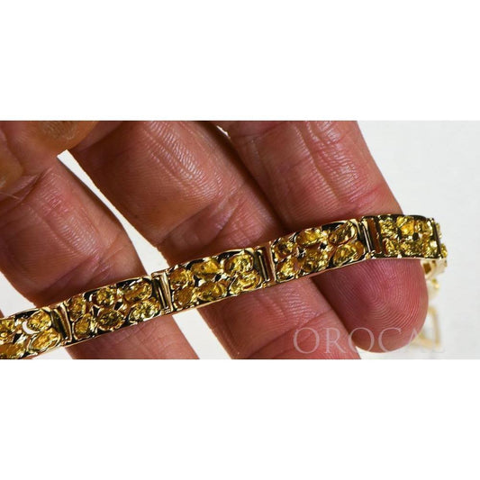 Orocal Gold Nugget Bracelet BFFB6L10-Destination Gold Detectors