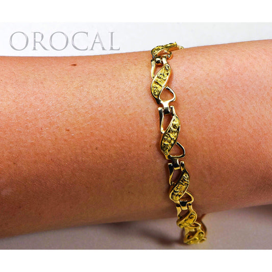 Orocal Gold Nugget Bracelet BWB40N9L-Destination Gold Detectors