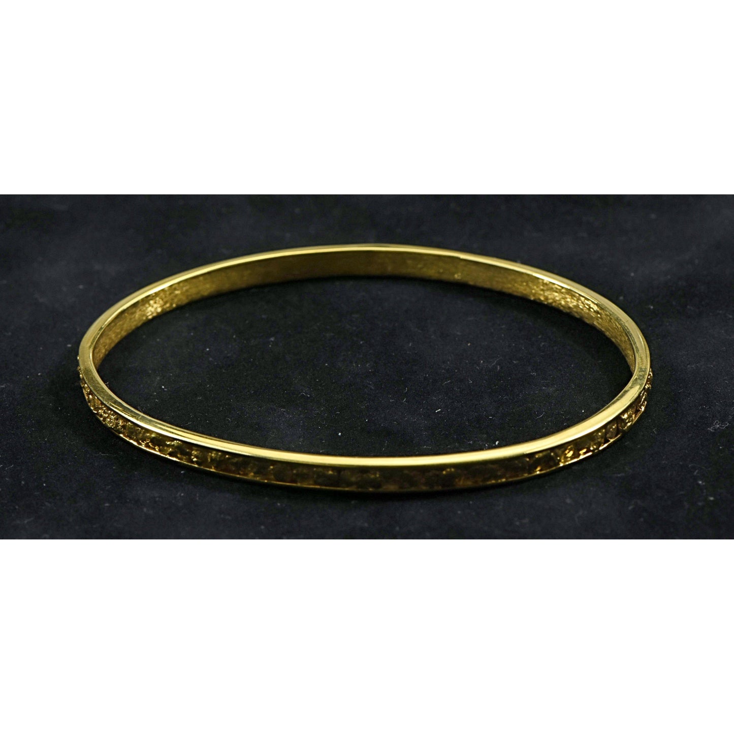 Orocal Gold Nugget Bracelet Bangle Style BB4MM-Destination Gold Detectors